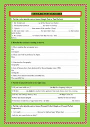 English Worksheet: End of year revision