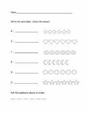 Revision of Numbers 0-5