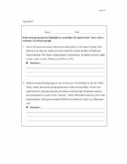 English Worksheet: Summary Activity