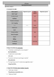 English Worksheet: Grammar work - level 5