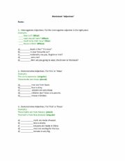 English Worksheet: Adjectives Exercises
