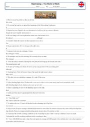 English Worksheet: Rephrasing - The world of work