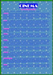 English Worksheet: cinema