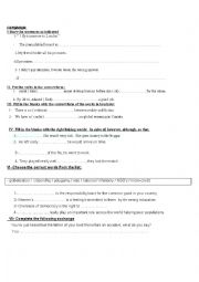 English Worksheet: exercises