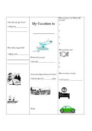 English Worksheet: Vacation Brochure