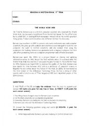 English Worksheet: World Wide Web