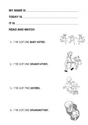 Family worksheet