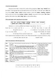 English Worksheet: Third Full Term Test For First Form Pupils P23