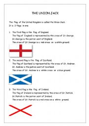 English Worksheet: The Union Jack