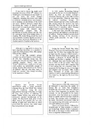 English Worksheet: Scentific Breakthroughs-Jigsaw reading material