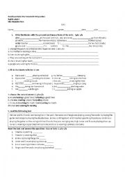 English Worksheet: quiz present continuous 