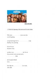 English Worksheet: Movie: The Croods