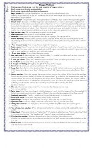 English Worksheet: Pronunciation with Tongue Twisters