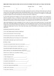 English Worksheet: 11th grade the third exam