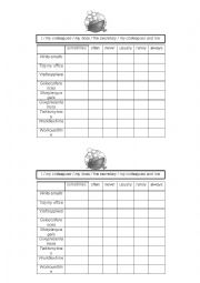 English Worksheet: battleship