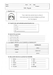 5th graders worksheet