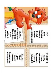 English Worksheet: synonym b