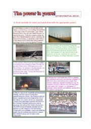 English Worksheet: Environment 