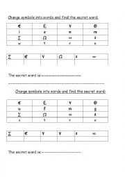 English Worksheet: weather code game