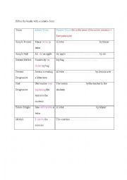 English Worksheet: Passive voice