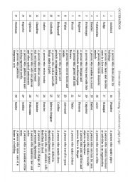 English Worksheet: Occupation Bingo