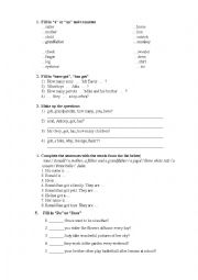 English Worksheet: Present Simple