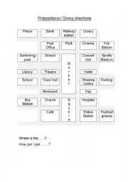 Prepositions/Giving directions