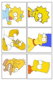 Simpson Family Flashcards