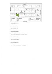 English Worksheet: Giving Directions