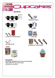 English Worksheet: CUPCAKE