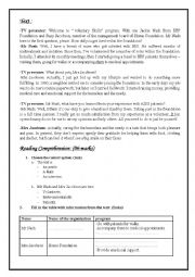 English Worksheet: Full term test 3 for 9th pupils