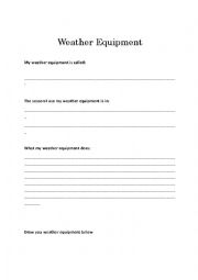 Weather Equipment