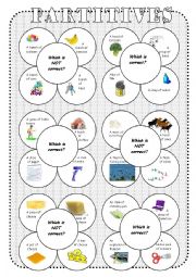 English Worksheet: Partitives 4