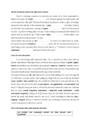 English Worksheet: Mid Term 3 for First form