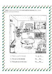 Practice prepositions of place