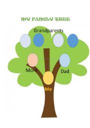 English Worksheet: Family Tree