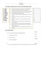 English Worksheet: Electrician - vocabulary revisio