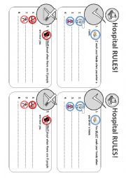 English Worksheet: Must / Mustnt