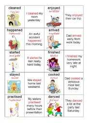 Past simple of regular verbs