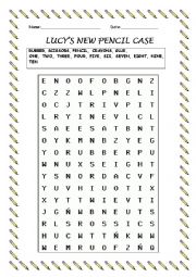 class objects wordsearch