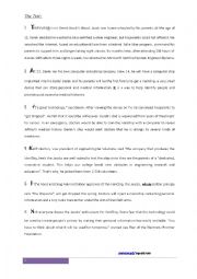 English Worksheet: End of term English Test 2