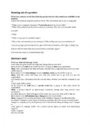 English Worksheet: E-mail writing practice