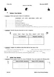 English Worksheet: Fairy Tales