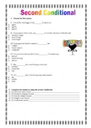English Worksheet: Second -conditional worksheet