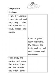 Vegetable riddle
