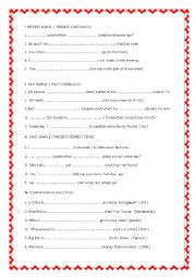 English Worksheet: Grammar revision, 6th grade