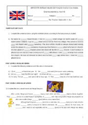 Final English Test with mix of contents