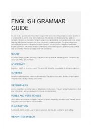English Worksheet: Englishgrammar