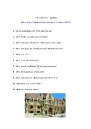 English Worksheet: British school