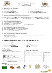 English Worksheet: Review